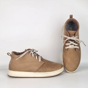 Women Boots OluKai Wao Women's Leather Tan W 9